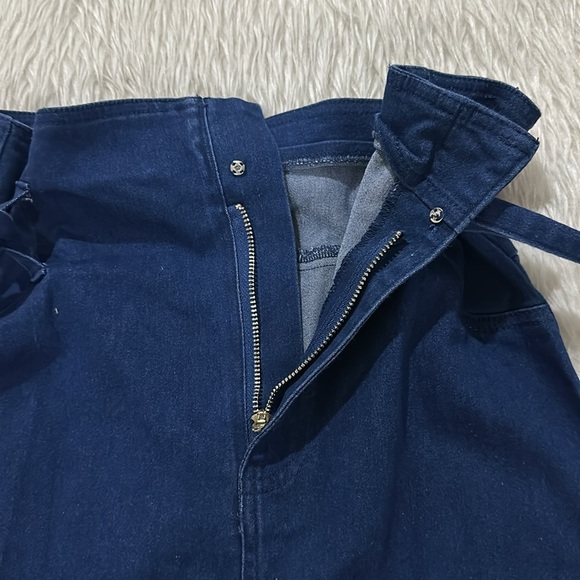 Blue denim stretchy decent conservative skirt size medium - Picture 4 of 8